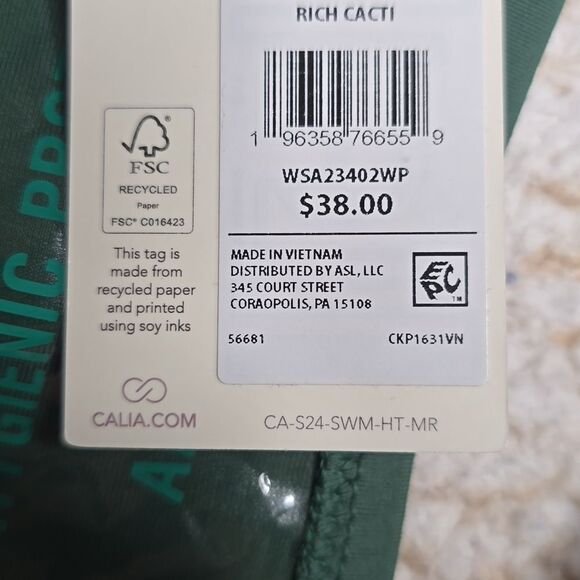 1222 NWT CALIA Women's High Waisted Ruched Side Tie Swim Bottoms - Picture 6 of 7